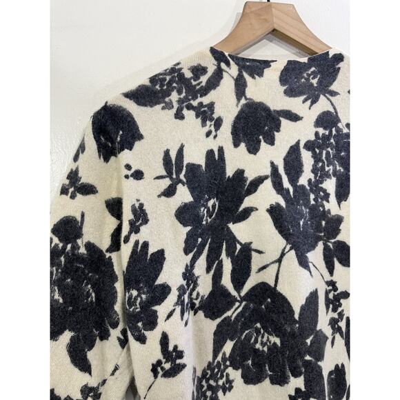 Cottage Romantic Quiet Luxury Floral Cardigan 0X Office Indie Preppy Y2K 90s - Picture 9 of 13